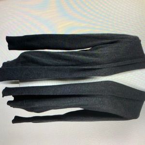 Belldini open front knit long sleeve gray sweater cardigan women’s